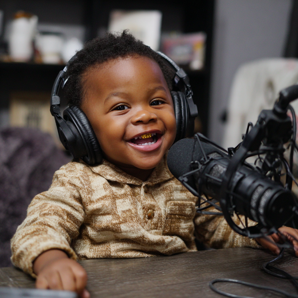 u9539913392_A_black_BABY_with_gold_teeth_GIVING_ADVICE_IN_A_P_4fff67b0-de15-4d97-b765-3f960f518092_1